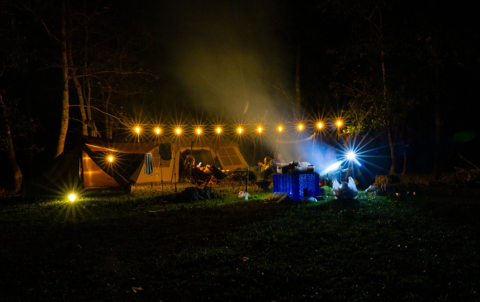 Buổi camping giữa thiên nhiên 