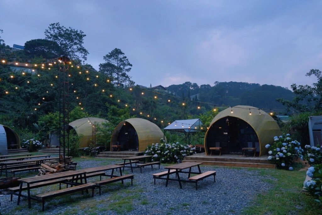 Điểm Glamping tiện nghi và hiện đại hơn